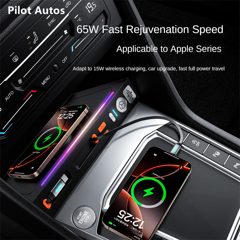Car Air Freshener - Araba Hızlı Şarj Cihazı 130W Bağlantı