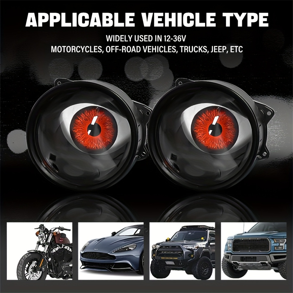 Car Led Light - ﻿ 6 Modlu Led Dinamik Şeytan