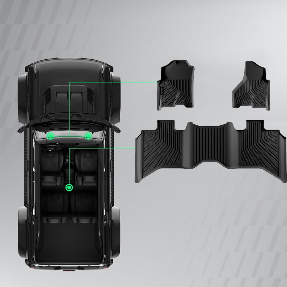 3 ADET Yüksek Kaliteli Otomoti - Car Floor Mat incelemesi ve fiyatı