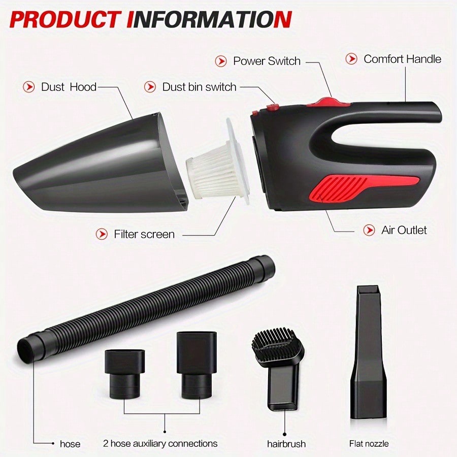 Ev ve Araç İçin Kullanılabilen - Car Vacuum incelemesi ve fiyatı
