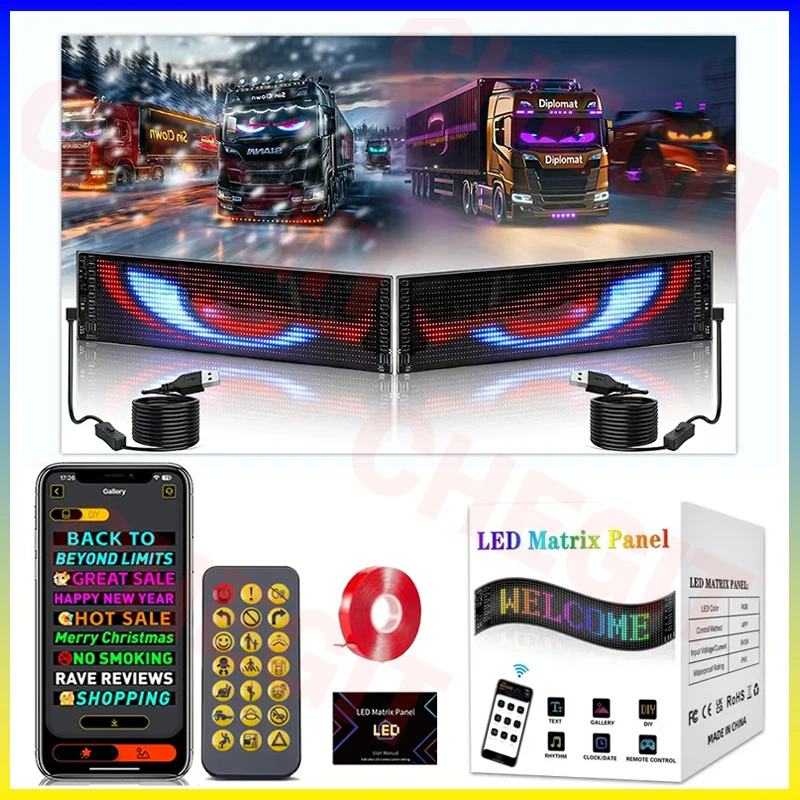 Led Ekran Kamyon Göz Araba Bur - Car Led Light incelemesi ve fiyatı